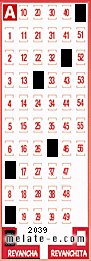 Volante ganador del sorteo 2039 de Revancha