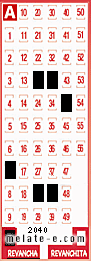 Volante ganador del sorteo 2040 de Revancha
