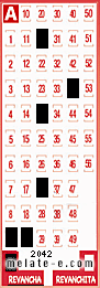 Volante ganador del sorteo 2042 de Revancha