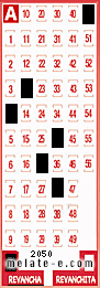Volante ganador del sorteo 2050 de Revancha