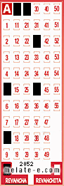 Volante ganador del sorteo 2052 de Revancha