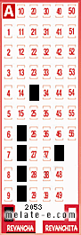 Volante ganador del sorteo 2053 de Revancha