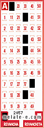 Volante ganador del sorteo 2057 de Revancha