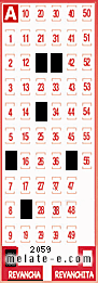 Volante ganador del sorteo 2059 de Revancha