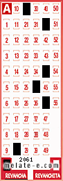 Volante ganador del sorteo 2061 de Revancha