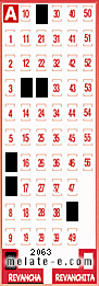 Volante ganador del sorteo 2063 de Revancha