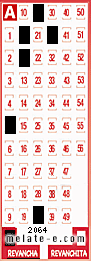 Volante ganador del sorteo 2064 de Revancha
