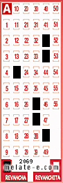 Volante ganador del sorteo 2069 de Revancha
