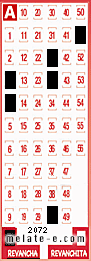 Volante ganador del sorteo 2072 de Revancha