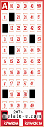 Volante ganador del sorteo 2074 de Revancha