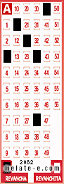 Volante ganador del sorteo 2082 de Revancha