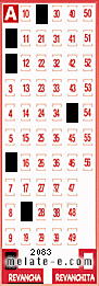 Volante ganador del sorteo 2083 de Revancha