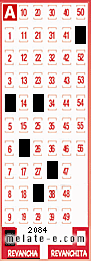 Volante ganador del sorteo 2084 de Revancha