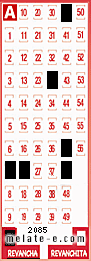 Volante ganador del sorteo 2085 de Revancha