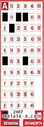 Volante ganador del sorteo 2087 de Revancha