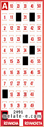 Volante ganador del sorteo 2091 de Revancha