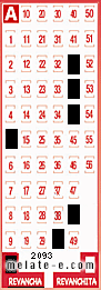 Volante ganador del sorteo 2093 de Revancha