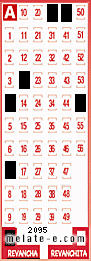 Volante ganador del sorteo 2095 de Revancha