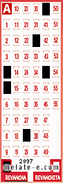 Volante ganador del sorteo 2097 de Revancha