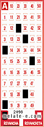 Volante ganador del sorteo 2098 de Revancha