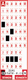 Volante ganador del sorteo 2101 de Revancha