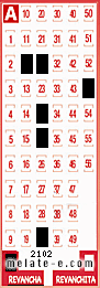 Volante ganador del sorteo 2102 de Revancha