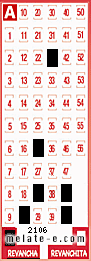 Volante ganador del sorteo 2106 de Revancha