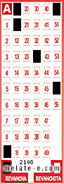 Volante ganador del sorteo 2108 de Revancha