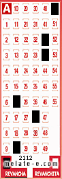 Volante ganador del sorteo 2112 de Revancha