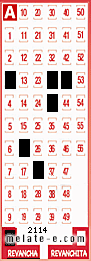 Volante ganador del sorteo 2114 de Revancha