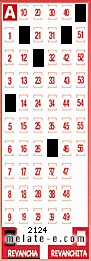 Volante ganador del sorteo 2124 de Revancha