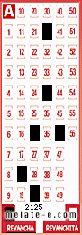 Volante ganador del sorteo 2125 de Revancha