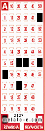Volante ganador del sorteo 2127 de Revancha