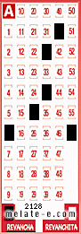 Volante ganador del sorteo 2128 de Revancha