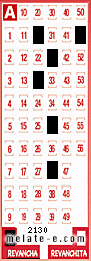 Volante ganador del sorteo 2130 de Revancha