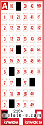 Volante ganador del sorteo 2134 de Revancha