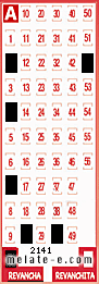 Volante ganador del sorteo 2141 de Revancha