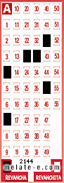 Volante ganador del sorteo 2144 de Revancha