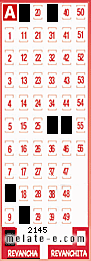 Volante ganador del sorteo 2145 de Revancha