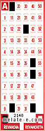Volante ganador del sorteo 2148 de Revancha