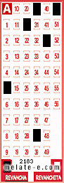 Volante ganador del sorteo 2183 de Revancha