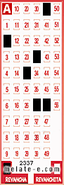 Volante ganador del sorteo 2337 de Revancha