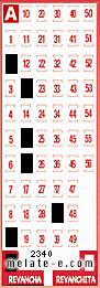 Volante ganador del sorteo 2340 de Revancha