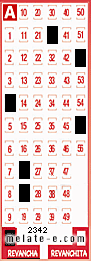 Volante ganador del sorteo 2342 de Revancha