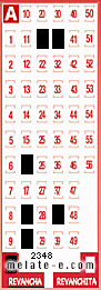 Volante ganador del sorteo 2348 de Revancha