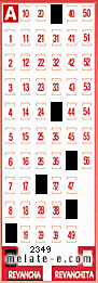 Volante ganador del sorteo 2349 de Revancha