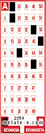 Volante ganador del sorteo 2350 de Revancha