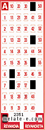 Volante ganador del sorteo 2351 de Revancha