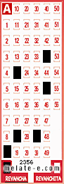 Volante ganador del sorteo 2356 de Revancha