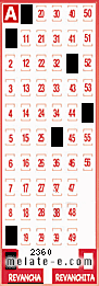 Volante ganador del sorteo 2360 de Revancha
